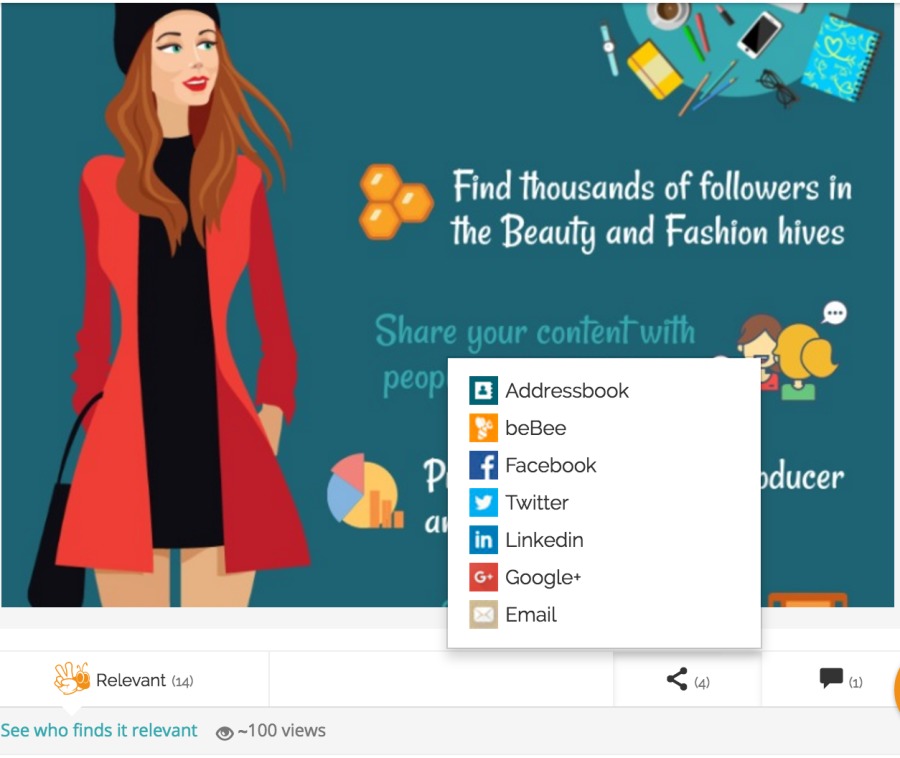 ®., Find thousands of followers in
the Beauty and Fashion hives

no Linkedin
Ba Google:

Email