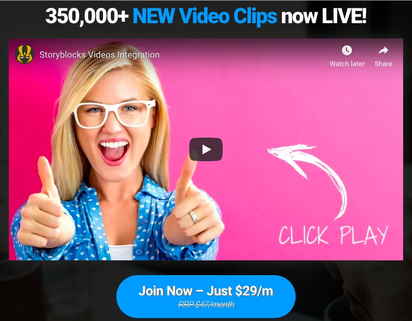 350,000+ NEW Video Clips now LIVE!