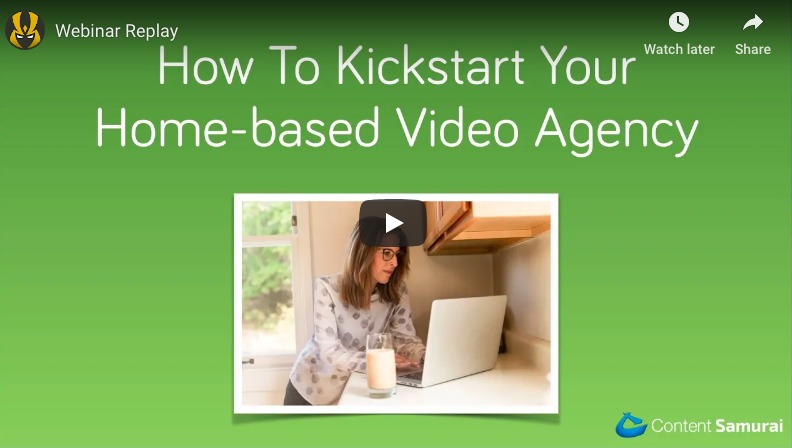 0 Webinar Replay [A »

How To Kickstart Your™
Home-based Video Agency

Ee