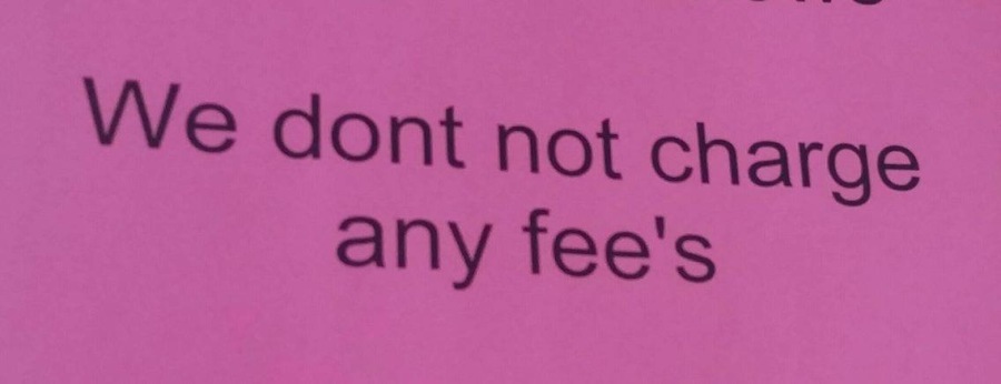We dont not charge
any fee's