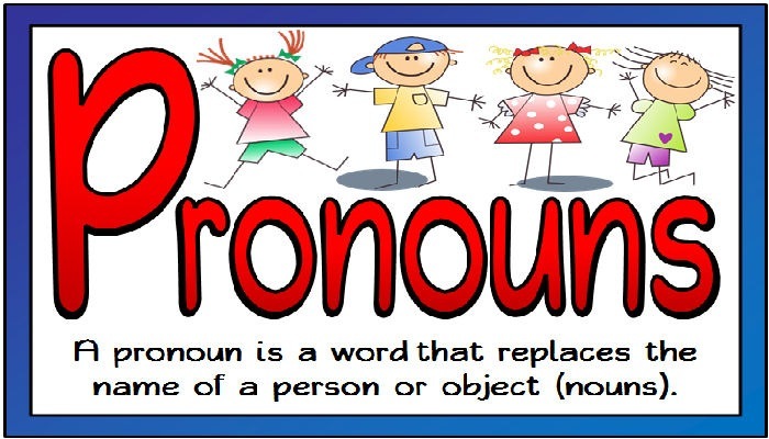 rONoUNS

A pronoun is a word that replaces the
name of a person or object (nouns).
