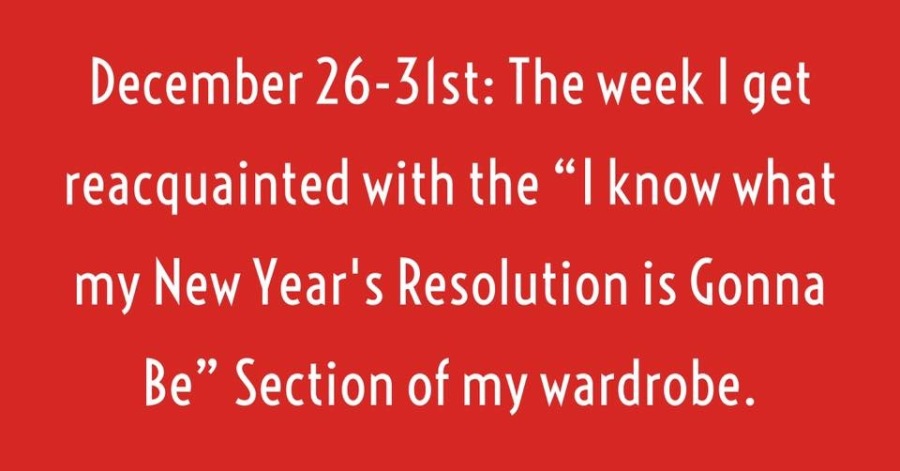 December 26-3[st: The week | get
reacquainted with the “I know what
WEA CIEL ETE CIE

LEYTE RECO