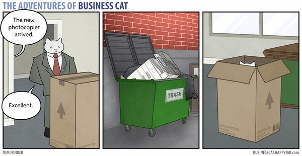 THE ADVENTURES OF BUSINESS CAT