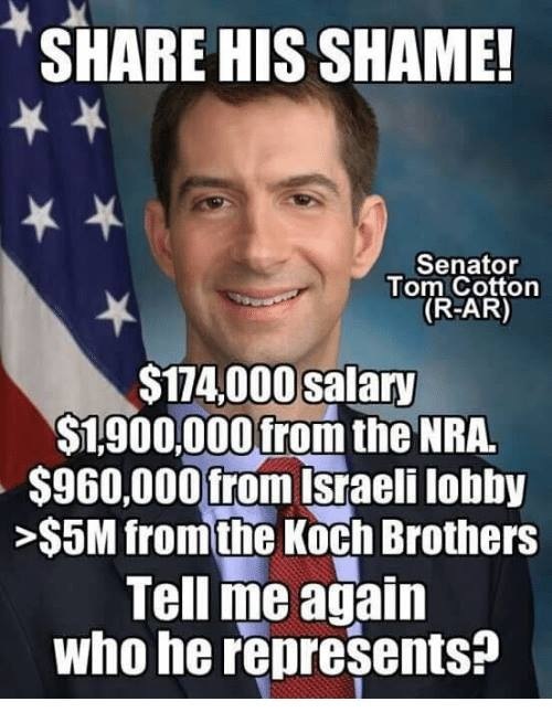 2
MY TTT TT

Senator
X " A LEHR
$174,000 salary
$1.900,000;irom the NRA.

LN eT ETT
>$5M fromithe Koch Brothers
Tell me LET]

"(1 ( (CEL GE