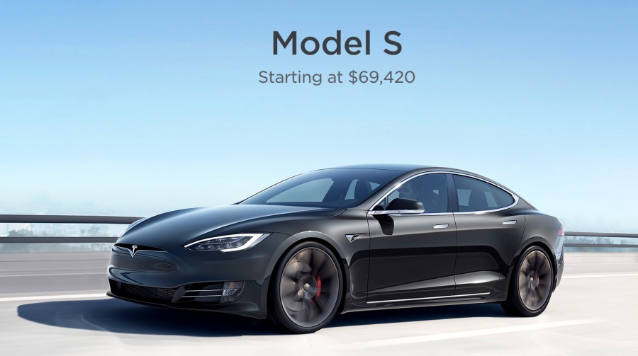Model S

Starting at $69,420