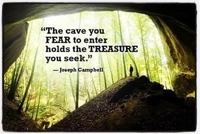 “The cave you
FEAR to enter
holds the TREASURE
you seek.”

Freep Campbert