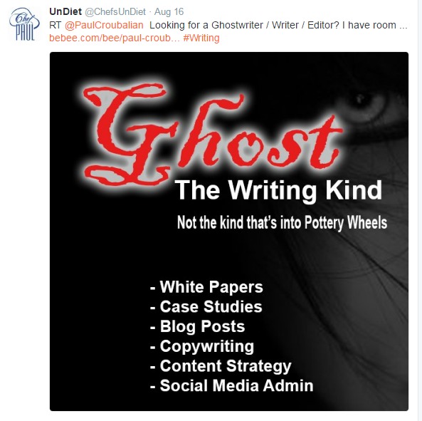 UnCret

The Writing Kind

Not the kind that's into Pottery Wheels

- White Papers

- Case Studies

- Blog Posts

- Copywriting

Bolo CHIT 110

- Social Media Admin