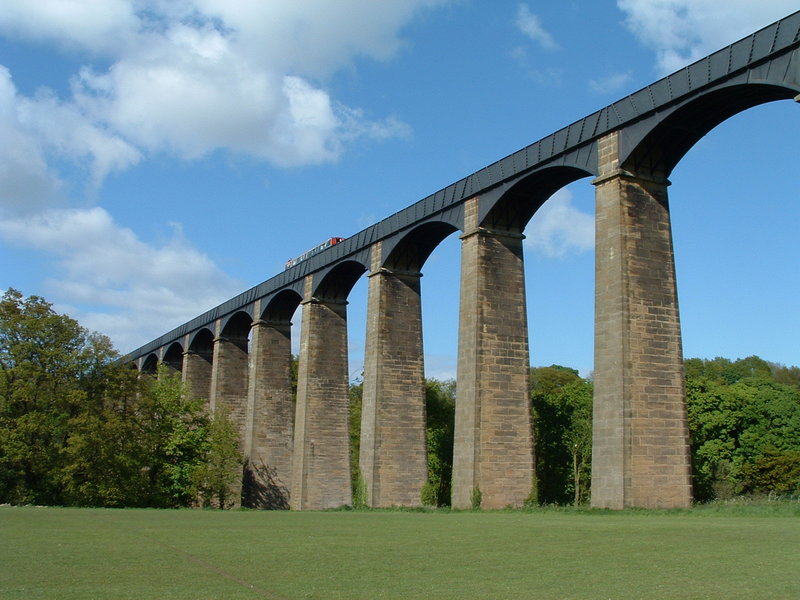 Pontcysyllte Aqueduct in Wales (UK) - a feat of civil engineering of the Industrial Revolution, completed in 1805 (Image Source: Wikipedia)
