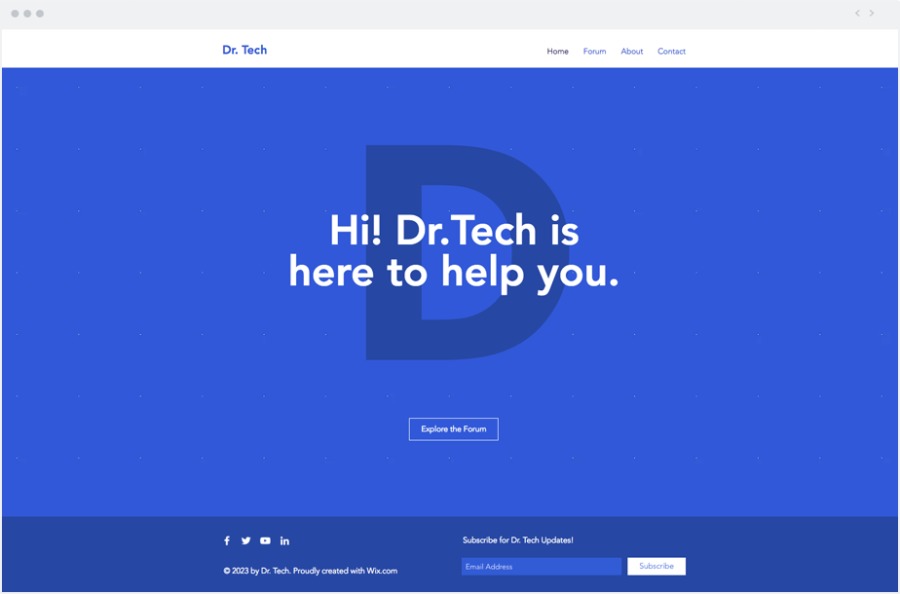 Hi! Dr.Tech is
here to help you.