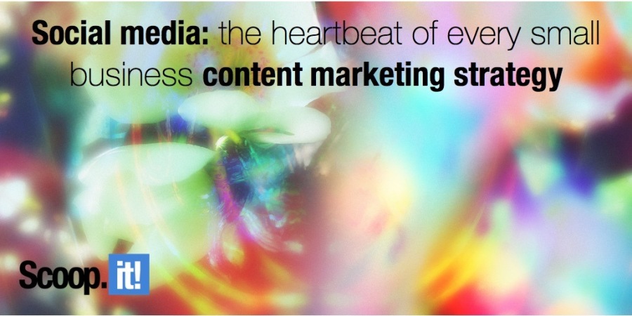 ial media: the neatloeat of every small
usiness content marketing strategy

Son