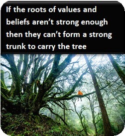 the roots of values and
beliefs aren't strong enough

then they can't form a strong
[ETT