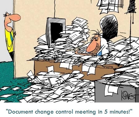 “Document change control meeting in 5 minutes!”