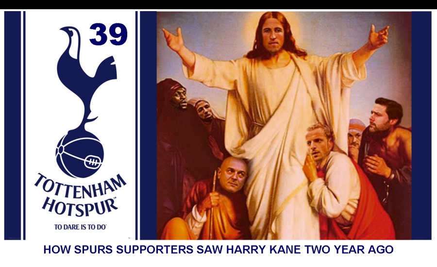 HOW SPURS SUPPORTERS SAW HARRY KANE TWO YEAR AGO