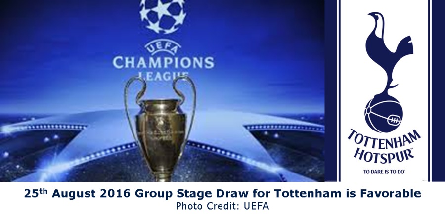 (o.2
Se.
TZ

TR
CHAMPIONS
LAS

>

     
       

25th August 2016 Group Stage Draw for Tottenham is Favorable
Photo Credit: UEFA