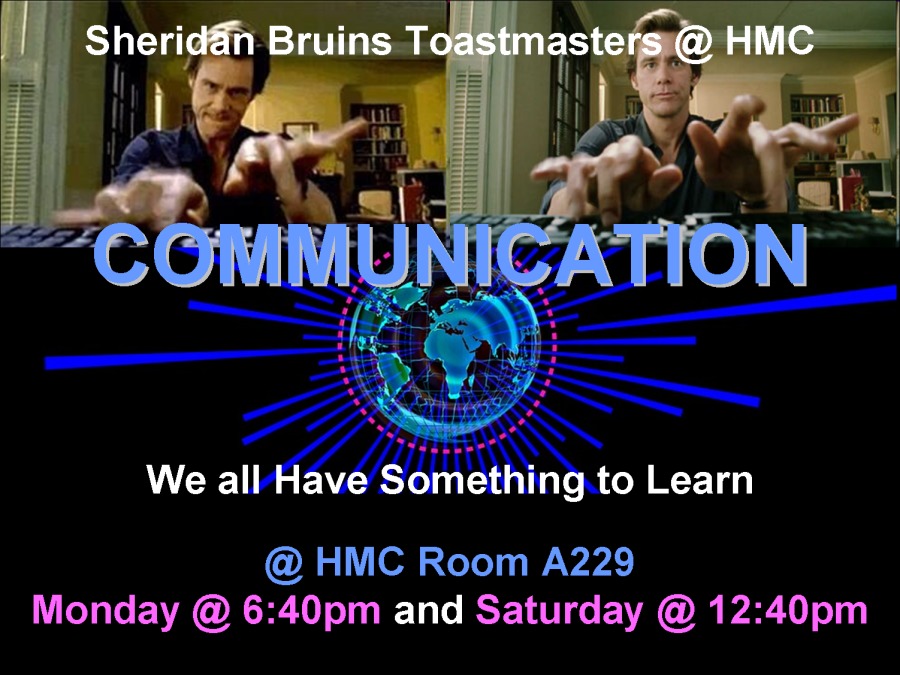 We all Have tT to Learn

@ HMC Room A229
Monday @ 6:40pm and Saturday @ 12:40pm