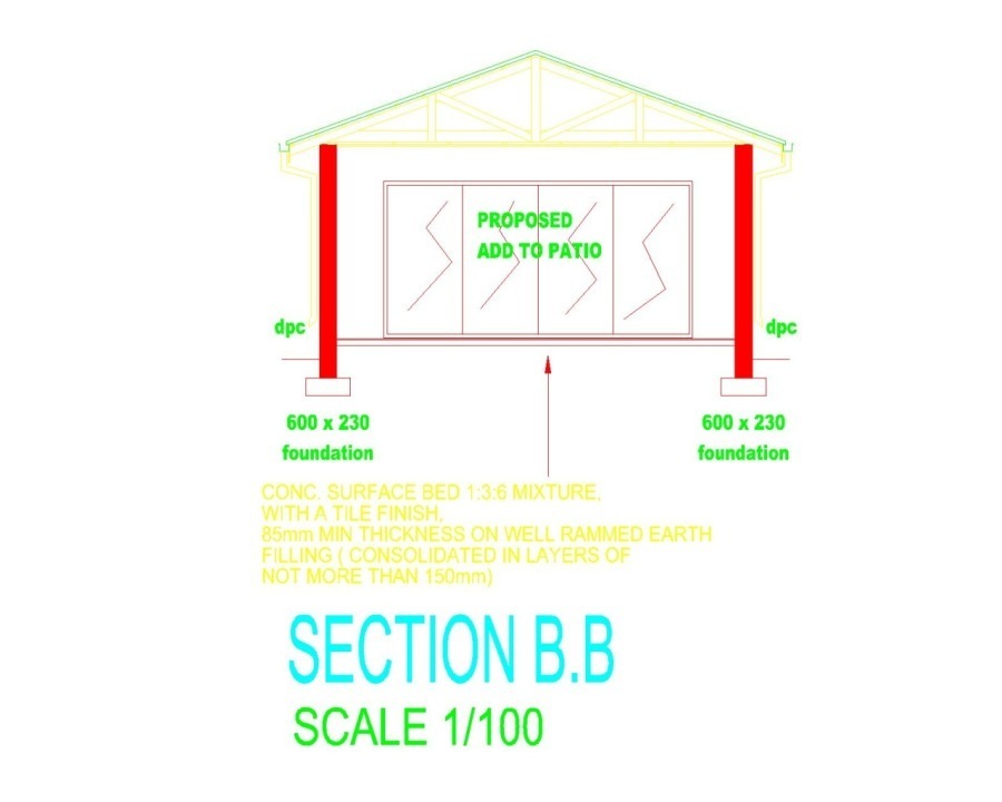 SOUTH ELEVATION
SCALE 1/100
