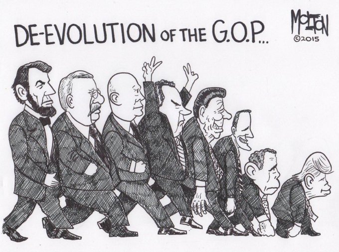 Image - ow EVOLUTION of THe GOP. Mem