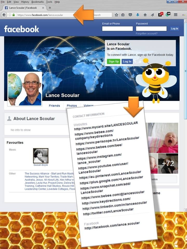 re 030s PP =.
3
Lance Scoular SS The Rr1477 Navigator \
Navigating thetFuture’

 
 

Lance Scoular

 

. o
y 3

o 10 Reasons 2 Publish on #beBee Affinity
Network
4 @beBee_Official

Navigator * Navigating
= ¥ The @SavVy™e .

a"
= ‘ [Sautnor speaker
= Future oor
- ri ator connector (@B0omes Papp!

ur
®. with a wacky sense of humo a

  

napchat SCO ar connect
2 anceScoula
Snapc L

Ww tralia (OZ)
Q Sydney. NSW a et
om/beeNiance <<

7 Joined september 2008