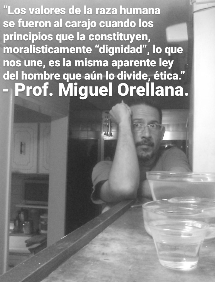 Re 3: Consttiyen,
noralisticamente “dignidad”, lo que
0S une, es la misma aparente ley
lel hombre que atin lo divide, ética.”

Prof. Miguel Orellana.