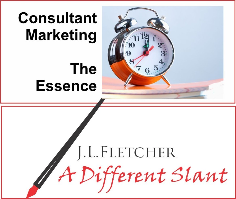 Consultant
Marketing

J.L.LFLETCHER

4 A Different Slant