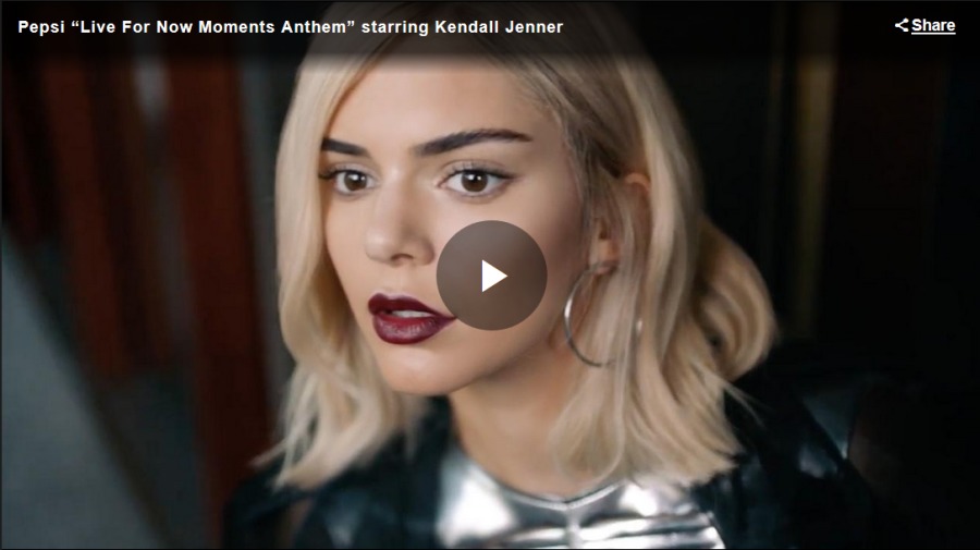 Pepsi “Live For Now Moments Anthem” starring Kendall Jenner