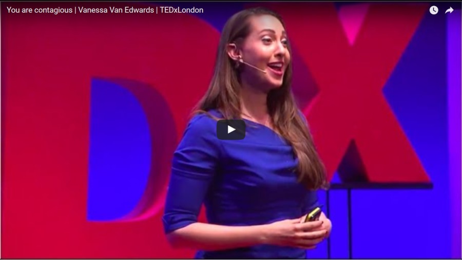 You are contagious | Vanessa Van Edwards | TEDxLondon

I)

-
