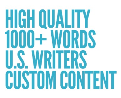 HIGH QUALITY
1000+ WORDS

US. WRITERS
CUSTOM CONTENT
