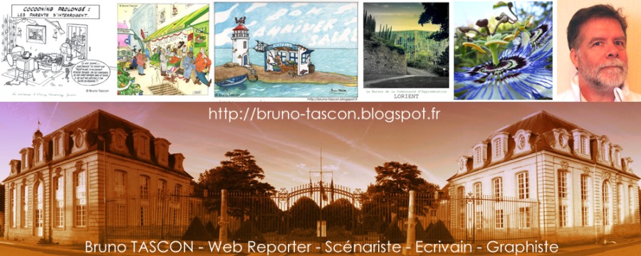Bruno TASCON - Web Reporter - Scénariste Ecrivain - Graphiste