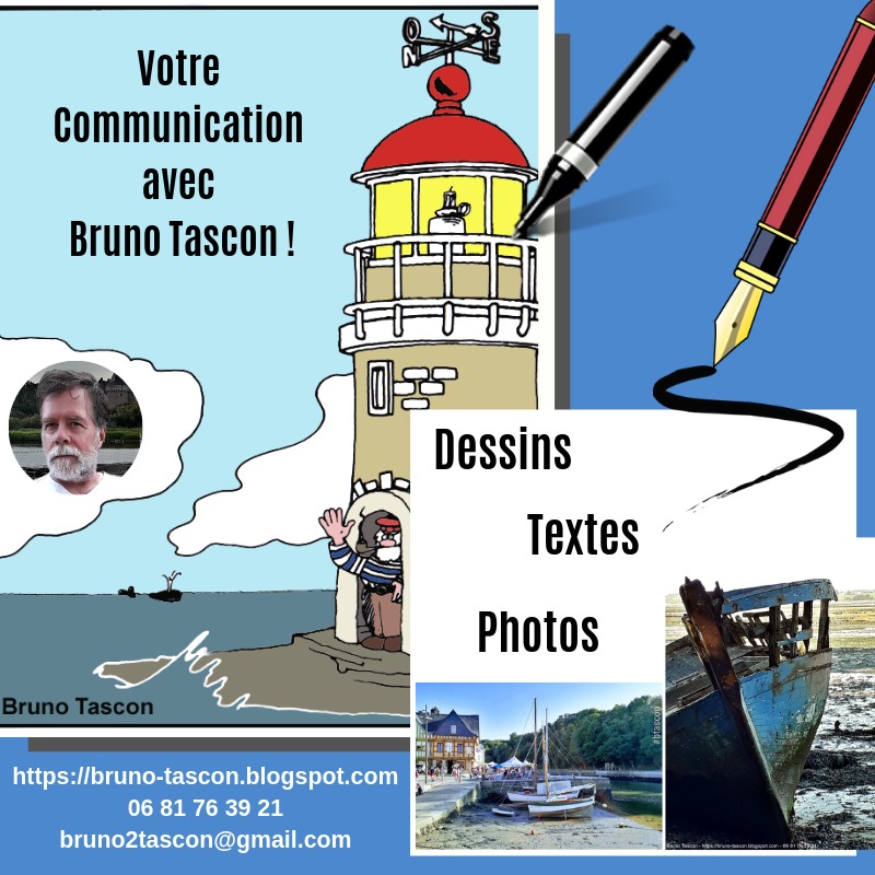 Votre
Communication
avec
Bruno Tascon !

https://bruno-tascon.blogspot.com fee
06 81 76 39 21
bruno2tascon@gmail.com