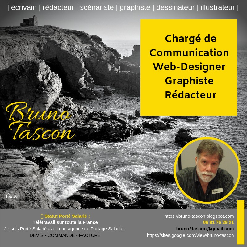 Chargé de
Communication
Web-Designer
Graphiste
Rédacteur

DEVIS - COMMANDE - FACTURE