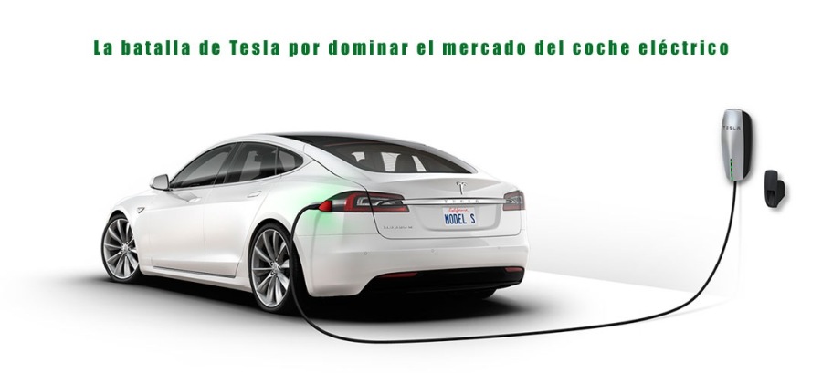 la batalla de Tesla por dominar el mercado del coche eléctrice