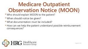 Medicare Outpatient
Observation Notice (MOON)

 

CPHRG =n