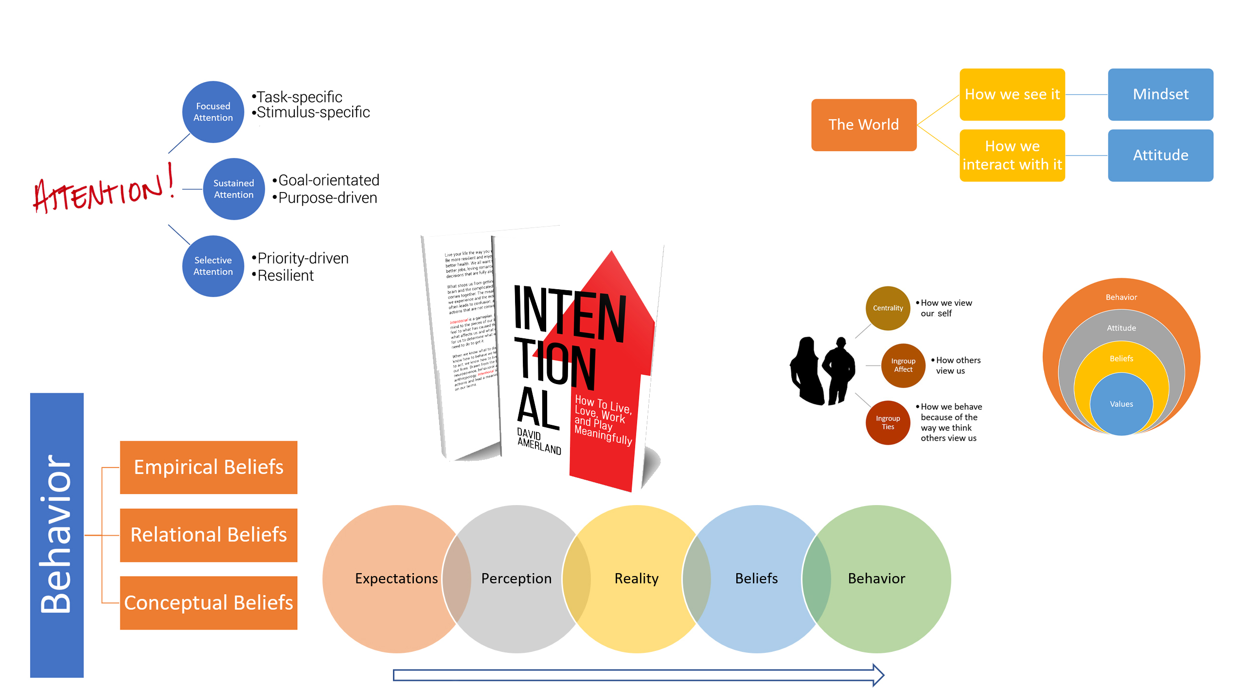*Task-specific

«Stimulus-specific
J
| *Goal-orientated
fatgNrion a *Purpose-driven
AN

Focused
Attention

*Priority-driven
*Resilient

* How others
view us

* How we view
our self
} * How we behave
because of the
way we think
others view us

4

 

Se 5,0 q
a Empirical Beliefs
o empirical sees |

(OC =mmm Relational Beliefs
i

Q Expectations Perception Reality Beliefs Behavior
(aalll [eel [dTIUEIN-TEITES

——— 5

-B3