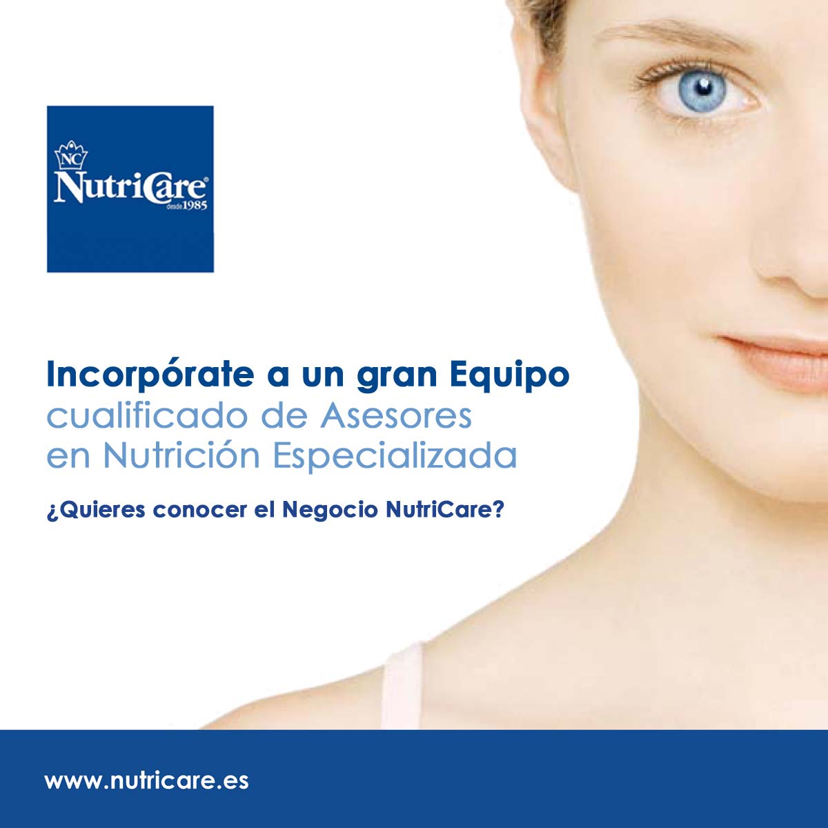 Incorporate a un gran Equipo
cualificado de Asesores
en Nutricion Especializada

¢ Quieres conocer el Negocio NutriCare?

www.nutricare.es