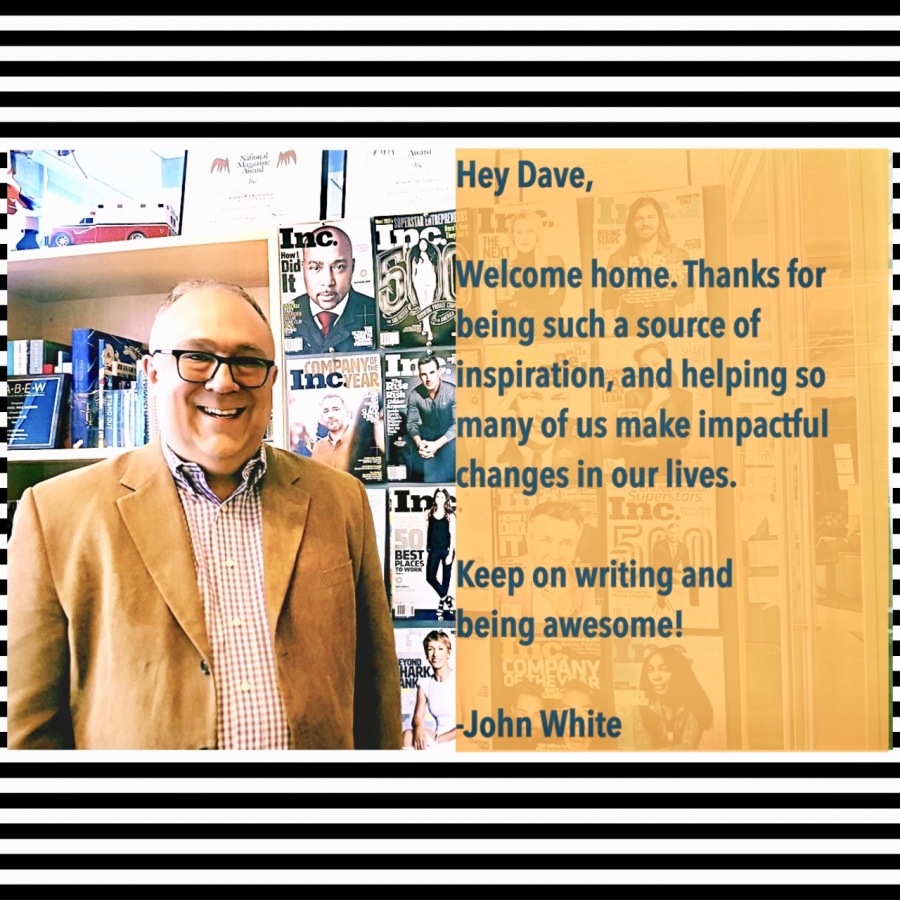 Dave Worthen doesn't need to be celebrated but more to be congratulated. His
relevant writing, interacting videos and interesting questionaries, demonstrate
he is just himself, humble as reliable based and set back on his structured
statements experienced, positive and open minded.

His first key skill is perspective-taker. One beautiful skill he has as human
beings is the capability to take a different perspective and spread it generously.

His second key skill is a perspective-seeker.The richness of using his skill is
actually hearing from the people who may have a different point of view than
him and discovering potential blind spots or new things to consider.

His third key skill is to be able to be a perspective-coordinator. Observing and
thinking what it can be learned and shared to enlight your understanding of the
situation and help you in your decision making.

Let me wish you a beautiful day ahead and feel free to contact at your most
convenient time.

My Best,

(ETCH ETS EIS