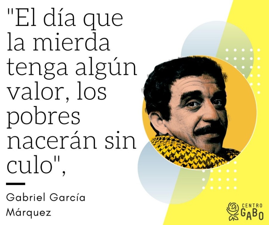 "El dia que
la mierda
tenga algun
valor, los
pobres
naceran sin
culo",

Gabriel Garcia
Marquez

 

CENTRO