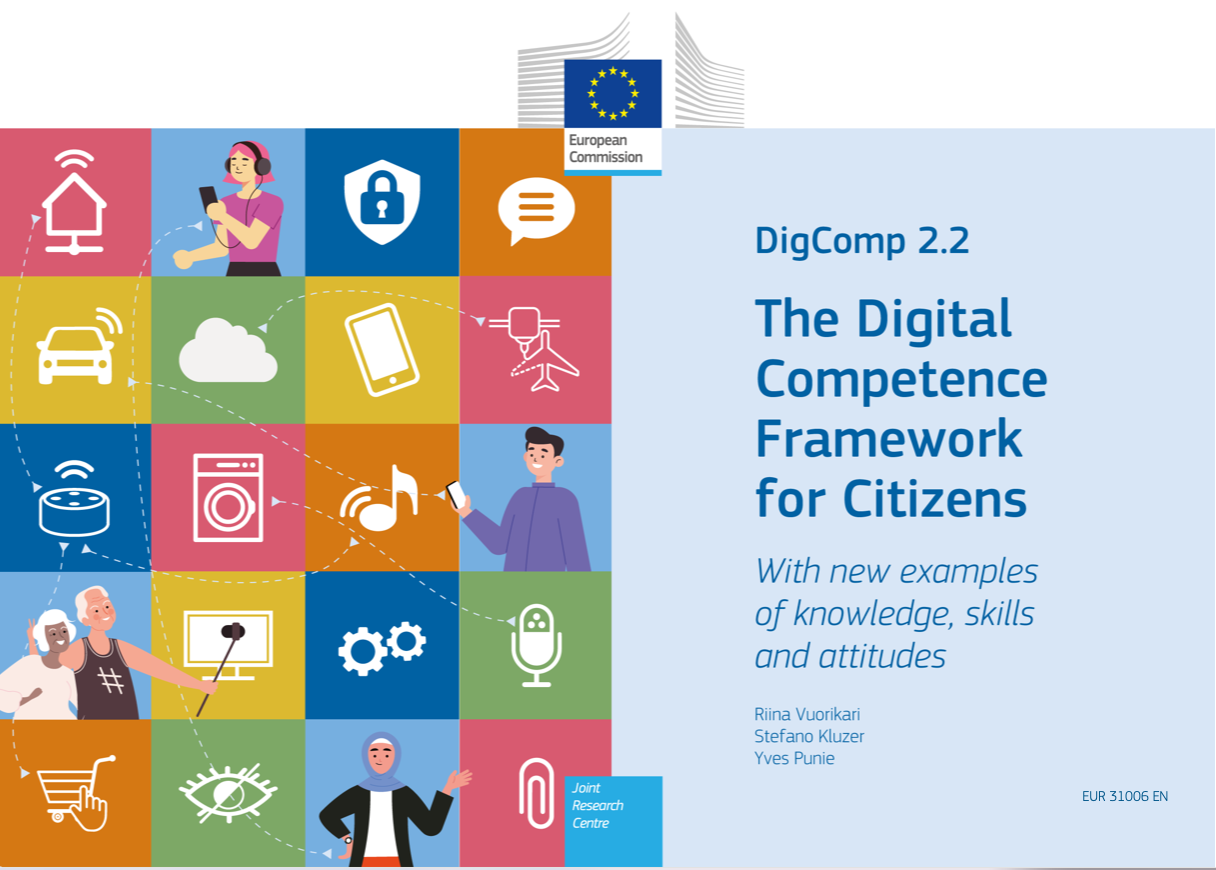 DigComp 2.2

The Digital
Competence
Framework
for Citizens

With new examples
of knowledge, skills
and attitudes