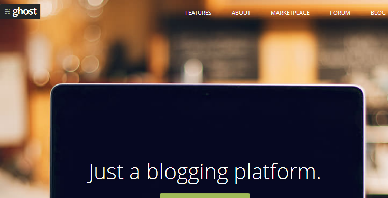Just a blogging platform.