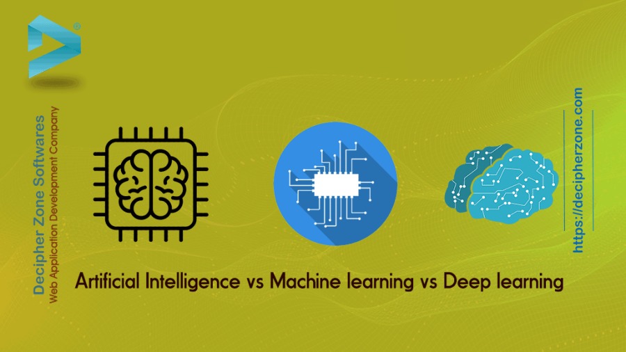 )

Web Application Development Company

Decipher Zone Softwares

Artificial Intelligence vs Machine learning vs Deep learning

https:/idecipherzone.com