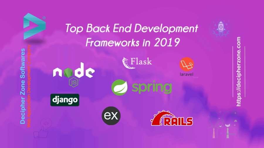 Decipher Zone Softwares

Top Back End Development
Frameworks in 2019

LEDS LO
|

2! rails

A: y

django

8

https://decipherzone.com