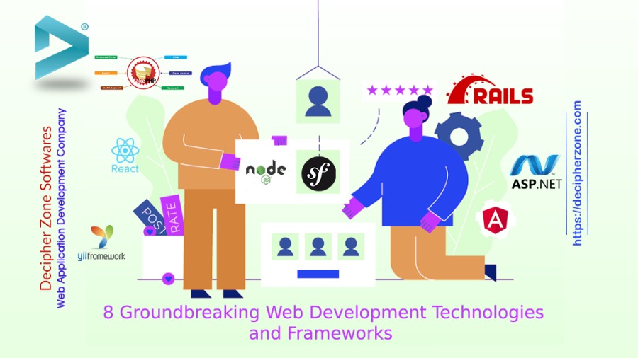 hb 1

Decipher Zone Softwares
Web Application Development Company

{~

I
>)
1

8 Groundbreaking Web Development Technologies
and Frameworks

  

https /idecipherzone.com