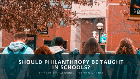 SHOULD PHILANTHROPY BE TAUGHT
IN SCHOOLS?