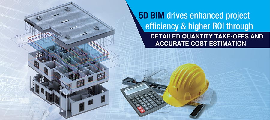 ‘|. drives enhanced project
efficiency & higher ROI through

DETAILED QUANTITY TAKE-OFFS AND
ACCURATE COST ESTIMATION