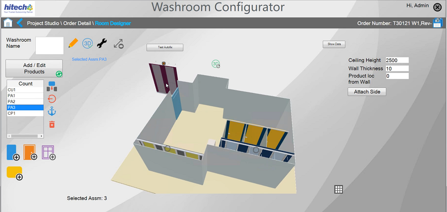 Washroom Configurator