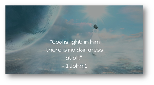 “God is light; in him

there is no darkness
atall.”
ER WelaTab |