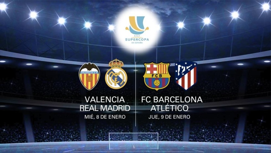 SRE -

Ci

VALENCIA FC BARCELONA
BEAL MADRID | ATLETICO

MIE, 8 DE ENERO JUE. 9 DE ENERO