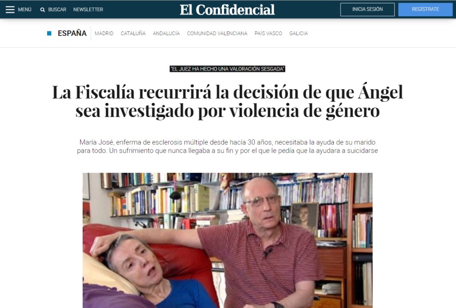 El Confidencial

 

® ESPANA

La Fiscalia recurrira la decision de que Angel
sea investigado por violencia de género