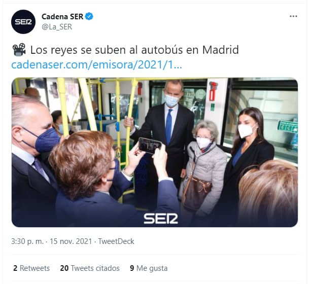 e Cadena SER ©

#8 Los reyes se suben al autobUs en Madrid