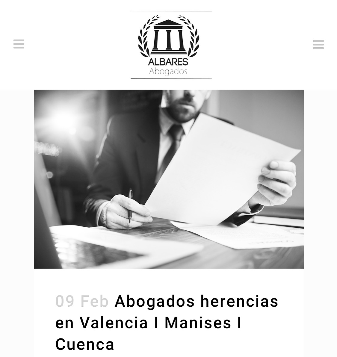 Abogados herencias
en Valencia | Manises |
Cuenca