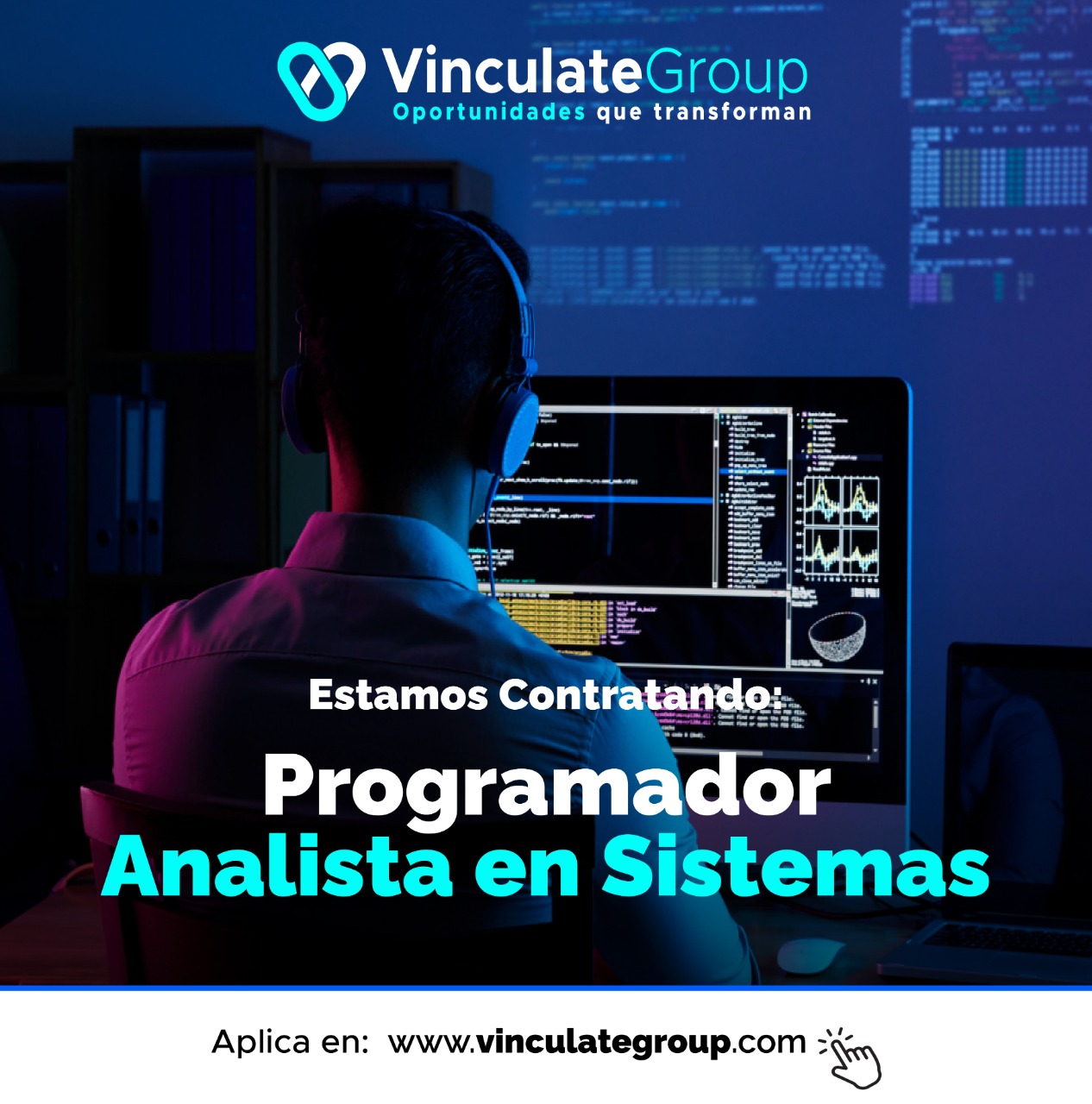 1% VinculateGroup
Oportunidades que transforman

 

CLEC
Analista en Sistemas

 

Aplica en: www.vinculategroup.com Ty